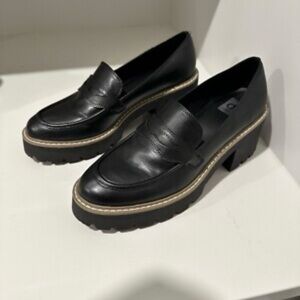 Dolce Vita Black Platform Loafers y2k style